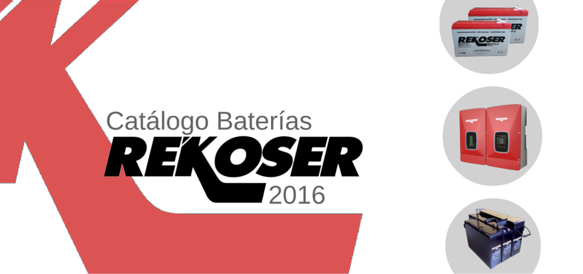 Whitewall Energy presenta el nuevo catálogo de baterías Rekoser para 2016